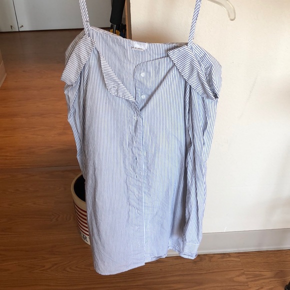 Pinstripe shirt dress - Picture 5 of 6